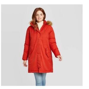 Red Artic Parka coat in XXL